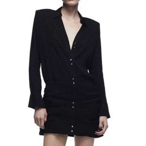 NWT Zara Shoulder Pads Short Dress